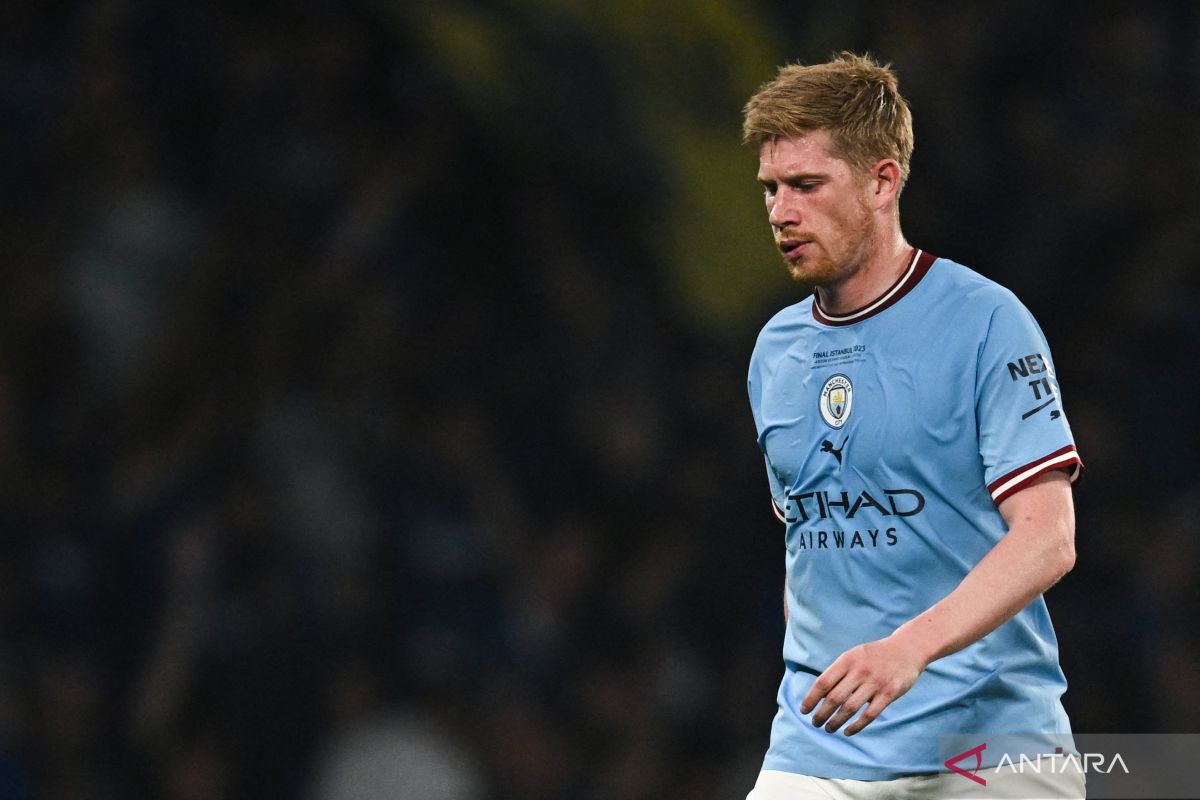 Guardiola sebut kemenangan City dipicu oleh tendangan bebas De Bruyne